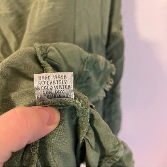 Solitaire Embroidered Tiered Rayon Blouse - Picture 5 of 7